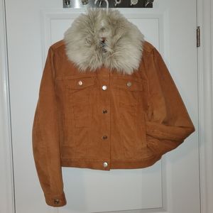 🐑 Sherpa Lined Corduroy Coat